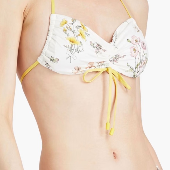 ZIMMERMANN JEANNIE RUCHED SIDE BIKINI Size: 3AU (8-10US